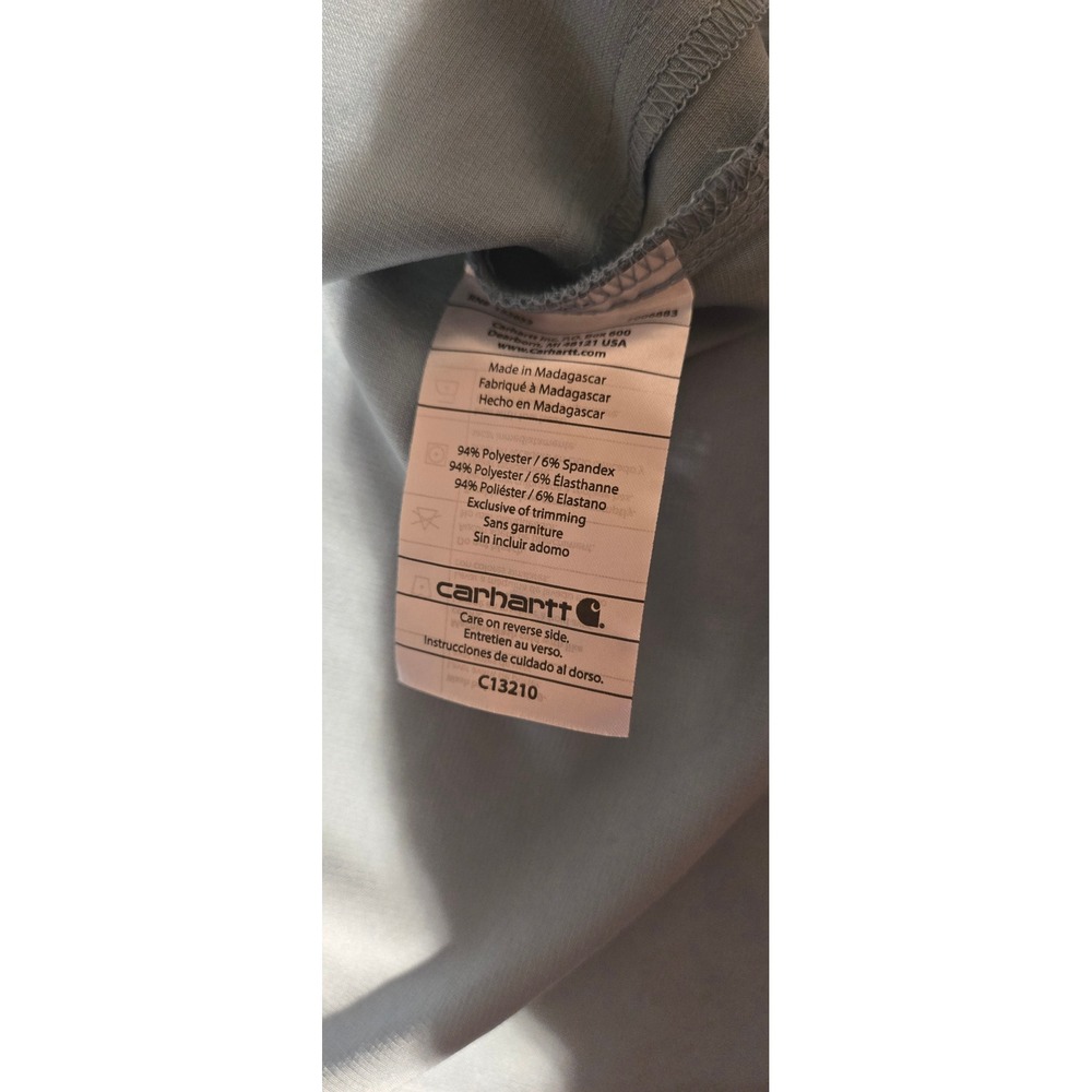 Carhartt Force Cross-Flex Modern Fit Flex Panel Top Women's Size L - Picture 5 of 8